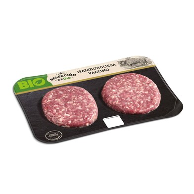 Hamburguesa de vacuno ecológica Selección de Dia bandeja 240 g-0 Hamburguesa de vacuno ecológica Selección de Dia bandeja 240 g-0