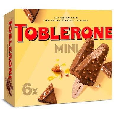 Mini helado bombón 6 unidades Toblerone caja 216 g-0
