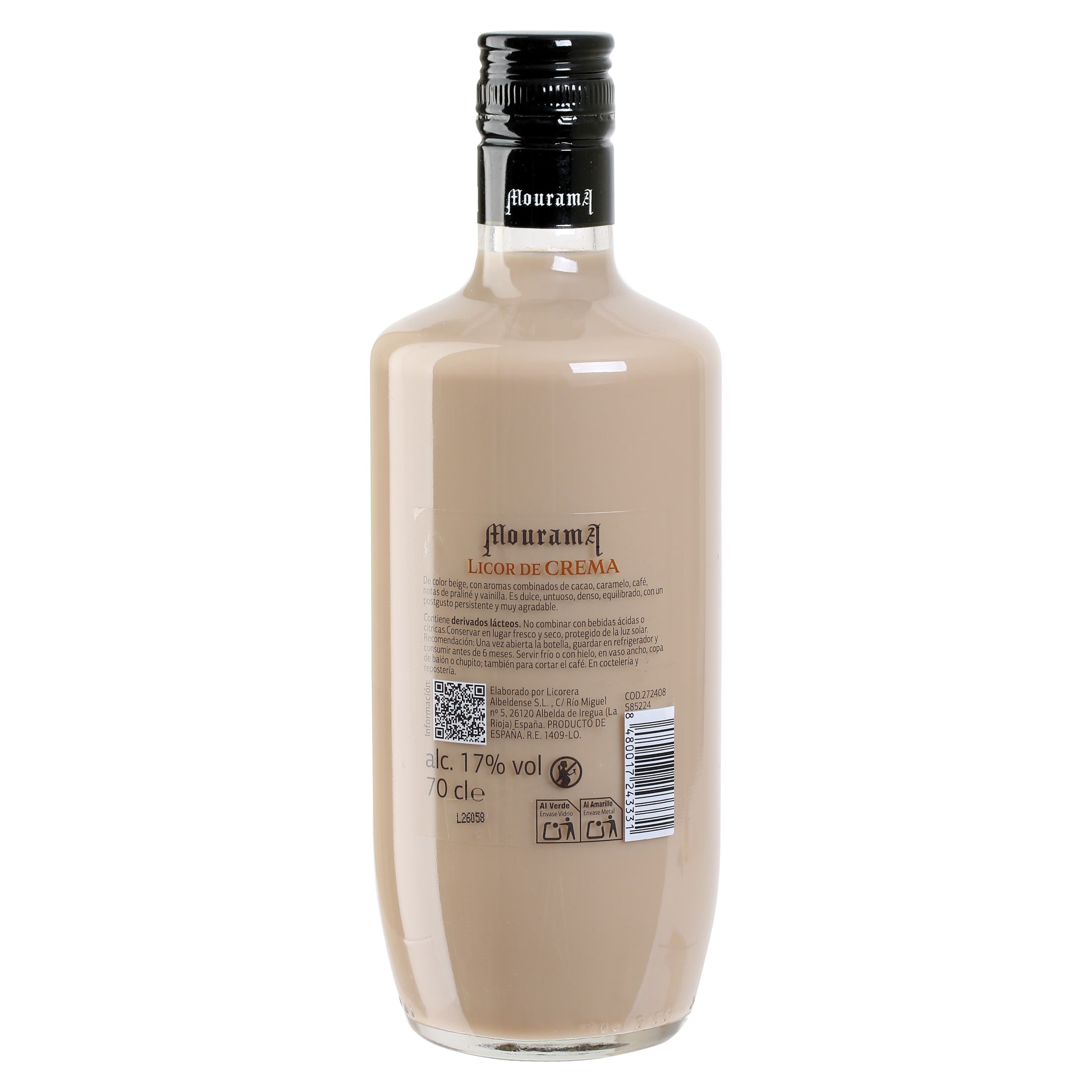 Crema de orujo Mourama 70 cl