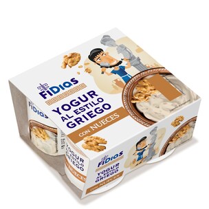 yogur griego con nueces pack 4 x 125 g