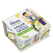 Yogur griego con lima y limón Fidias pack 4 x 125 g
