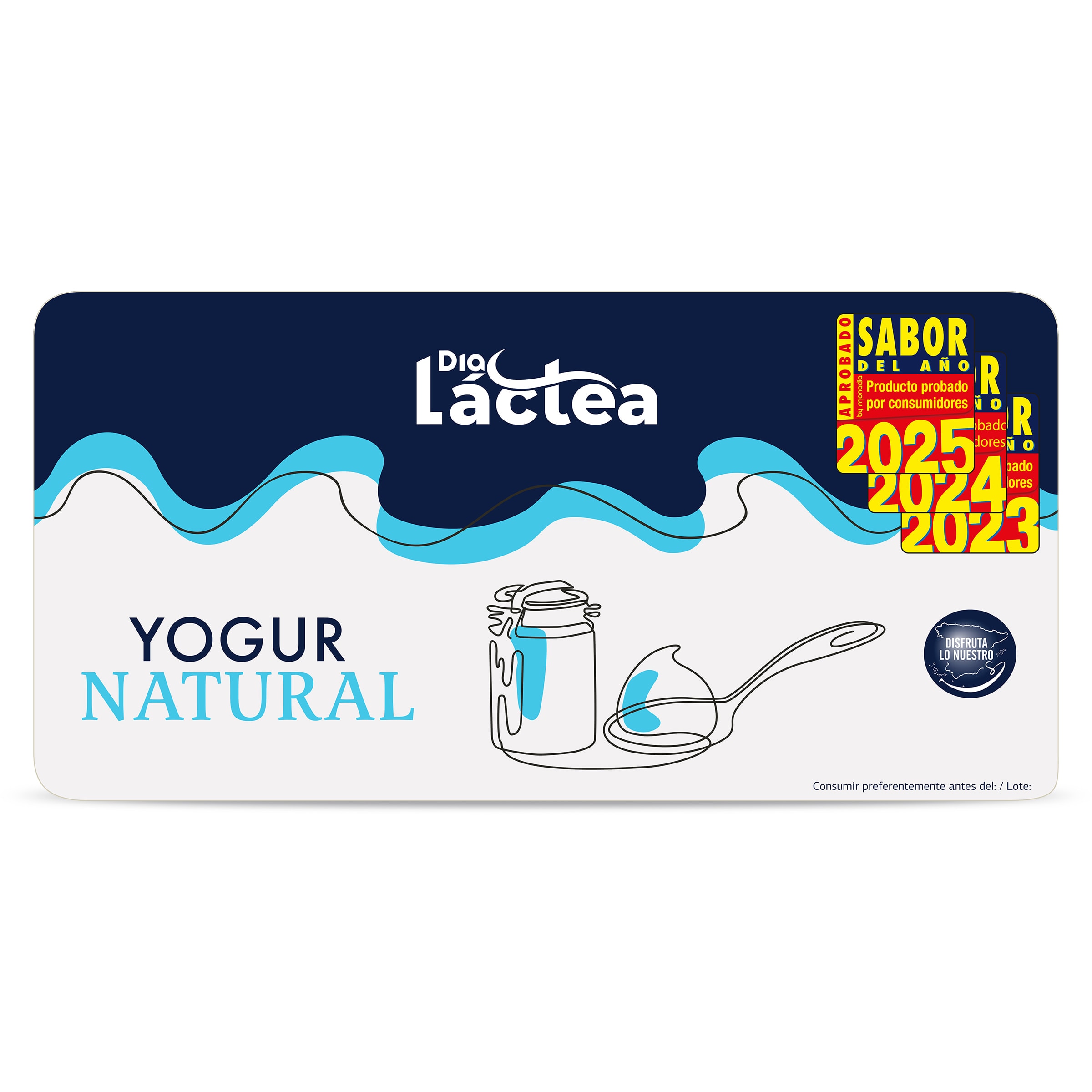 Yogur natural Dia Láctea 8 x 125 g