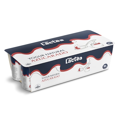 Yogur natural azucarado Dia Láctea pack 8 x 125 g-0