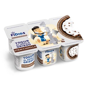 yogur griego stracciatella pack 6 x 125 g