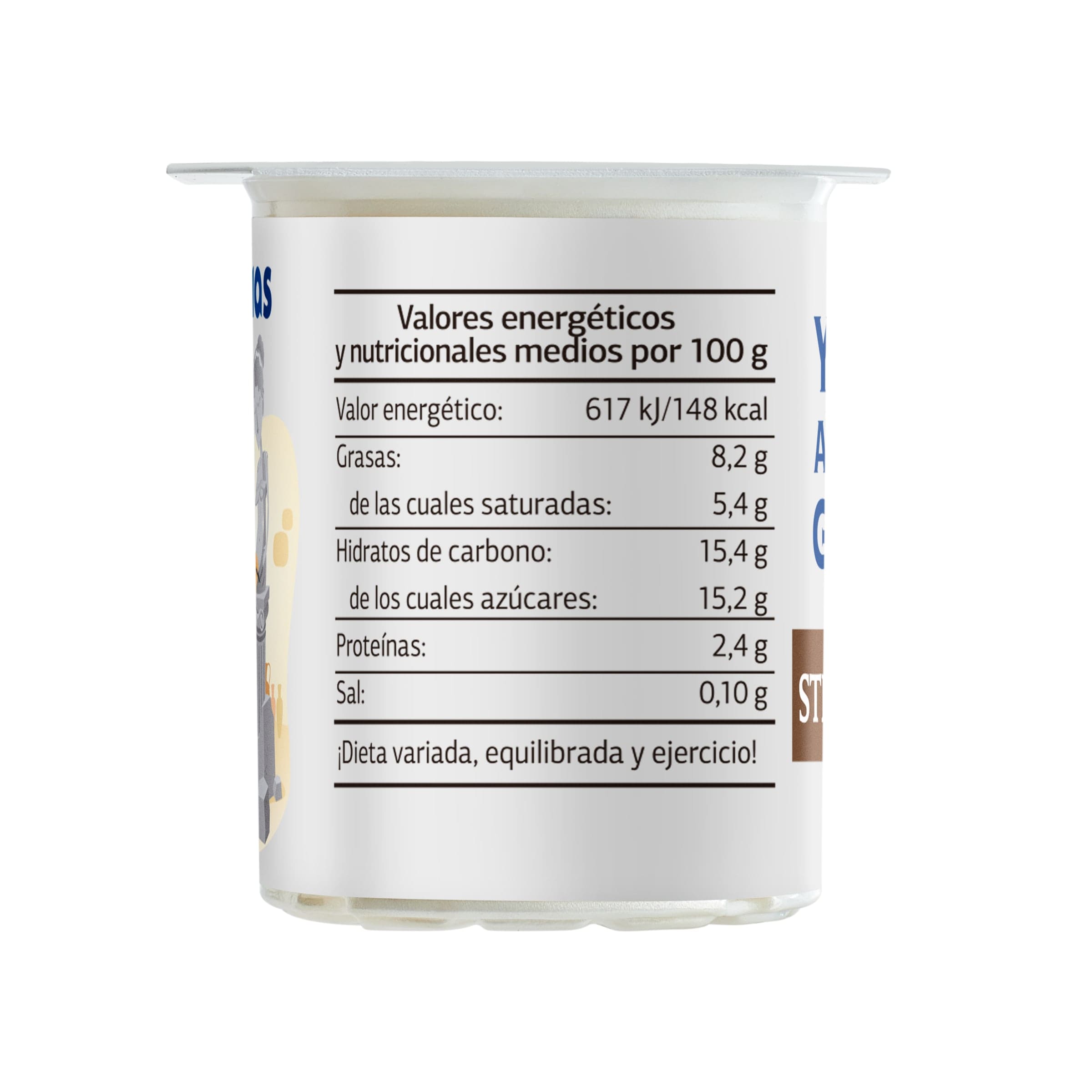 Yogur griego stracciatella Dia Fidias 6 x 125 g