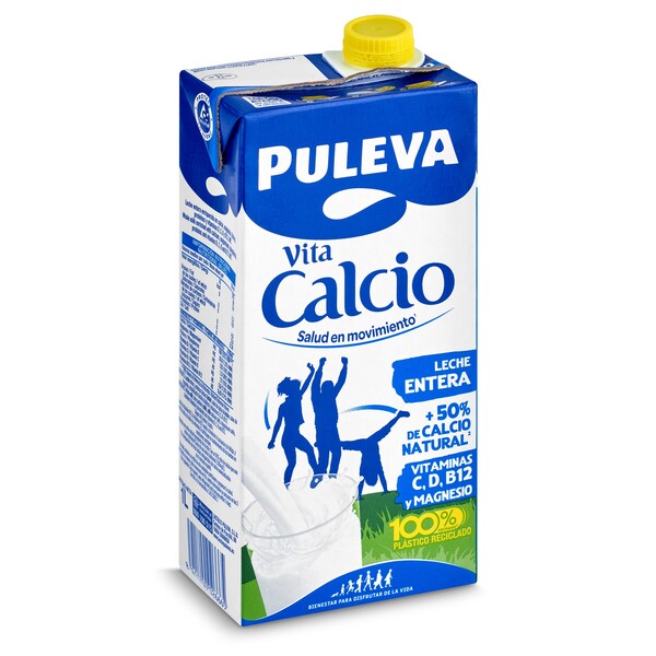 Leche Entera Calcio Slim Puleva Envase 1 L.