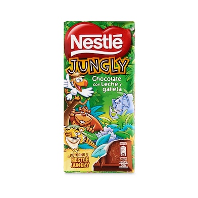 Chocolate con leche y galleta Nestlé Jungly 125 g-0