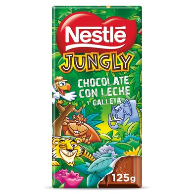 Chocolate con leche y galleta Nestlé Jungly 125 g-0