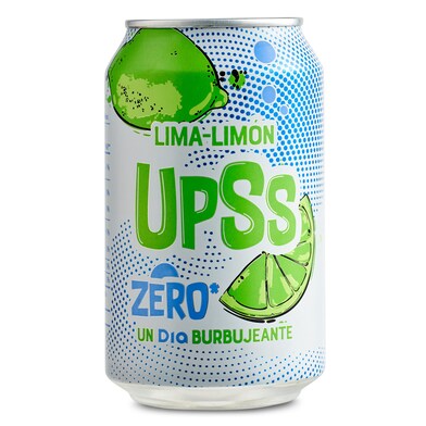 Refresco de lima-limón zero Dia Upss lata 33 cl-0
