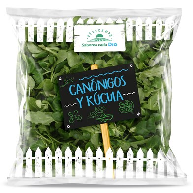 Dúo canónigos y rúcula Vegecampo bolsa 100 g-0