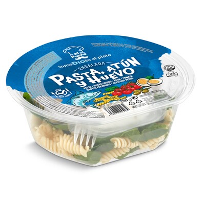 Ensalada de pasta, huevo y atún Al Punto Dia tarrina 250 g-0