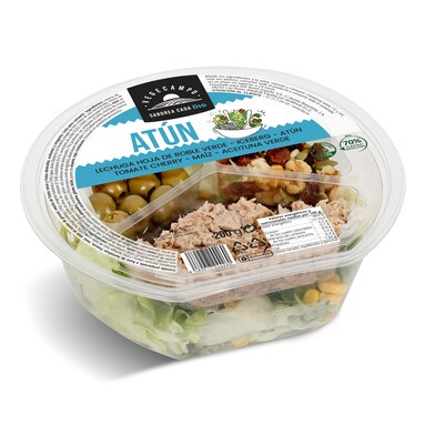 Ensalada de atún Vegecampo de Dia bandeja 200 g-0 Ensalada de atún Vegecampo de Dia bandeja 200 g-0