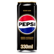 Refresco de cola zero sin cafeína Pepsi lata 33 cl