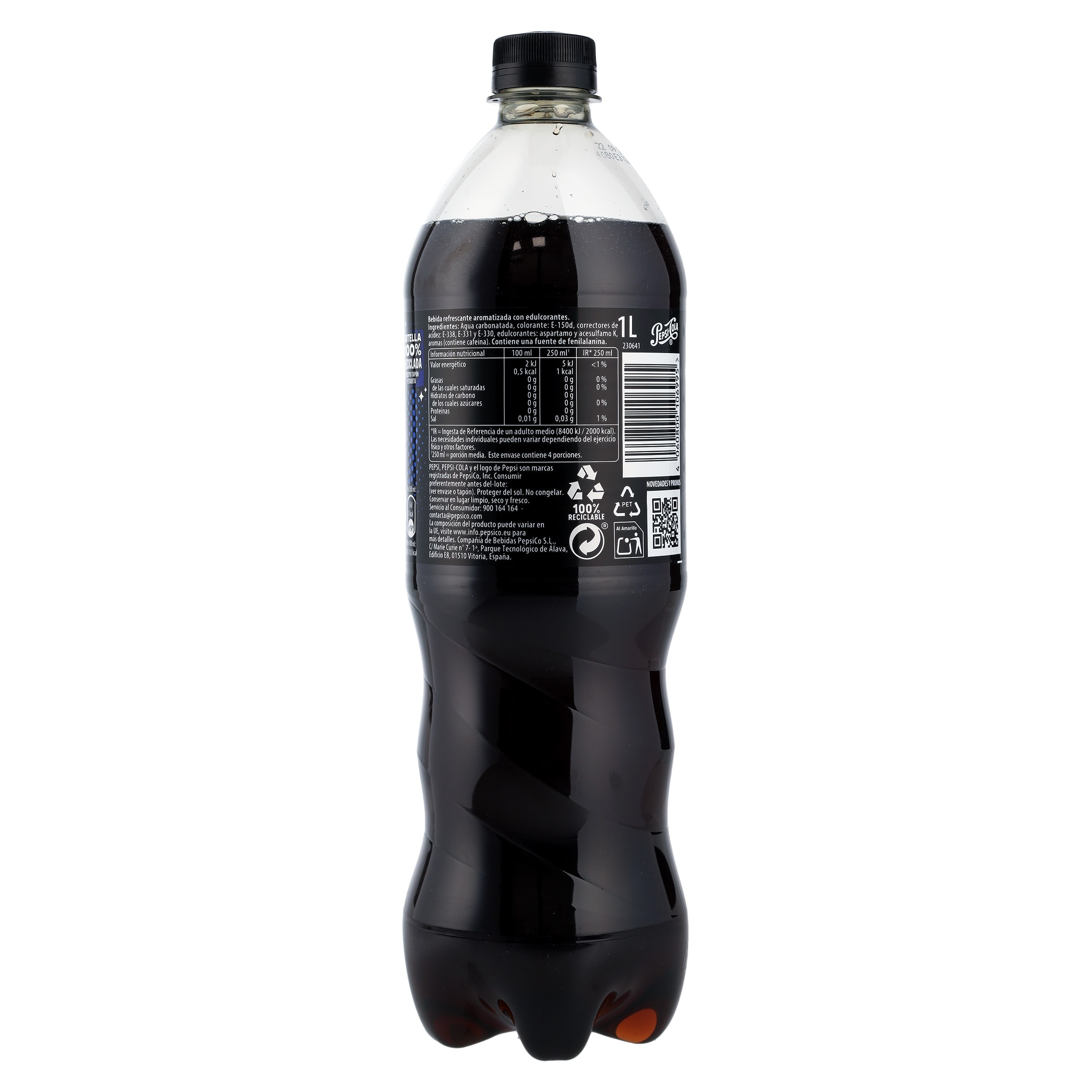 Pepsi zero azúcar 1 L