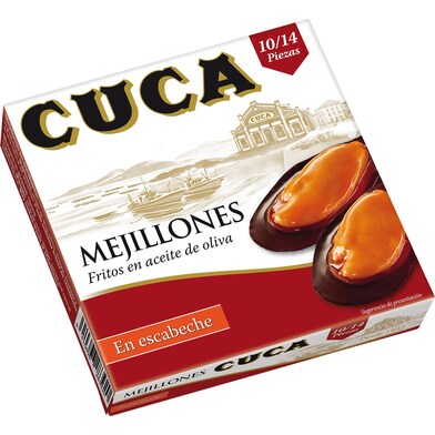 Mejillones en escabeche Cuca lata 69 g-0 Mejillones en escabeche Cuca lata 69 g-0