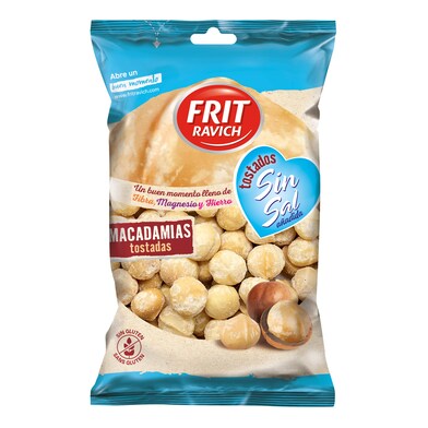 Nuez de macadamia sin sal Frit ravich bolsa 90 g-0