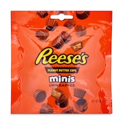 Mini tarrinas de chocolate rellenas de crema de cacahuete Reese's bolsa 90 g