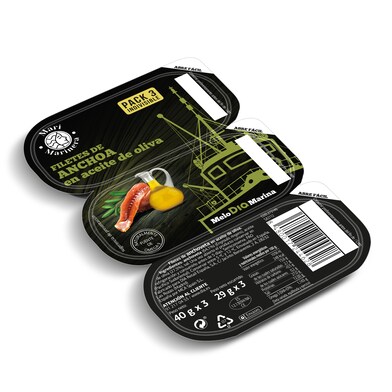 Anchoas en aceite de oliva Mari Marinera de Dia bandeja 87 g-0 Anchoas en aceite de oliva Mari Marinera de Dia bandeja 87 g-0