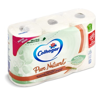 Papel higiénico Colhogar bolsa 6 unidades-0