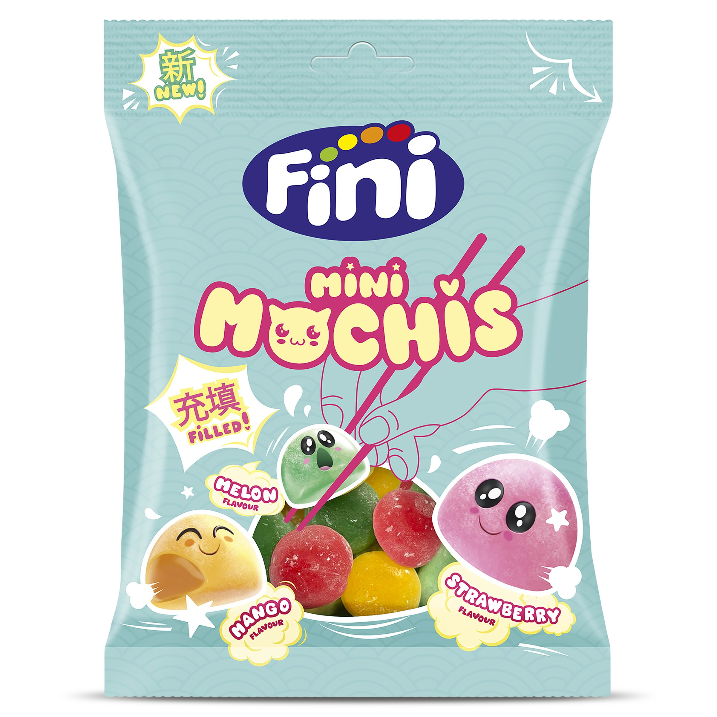 Imagen de Gominolas Mini Mochis Fini bolsa 90 g