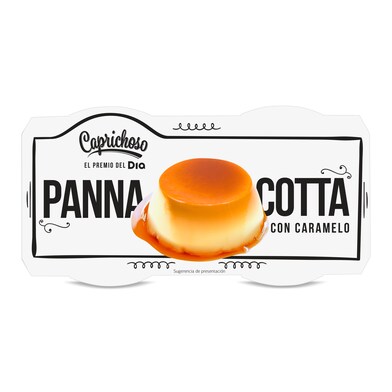 Pannacotta con caramelo CAPRICHOSO TARRINA 200 GR-0 Pannacotta con caramelo CAPRICHOSO TARRINA 200 GR-0