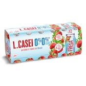 Yogur desnatado líquido de fresa L-Casei Dia pack 12 x 100 g