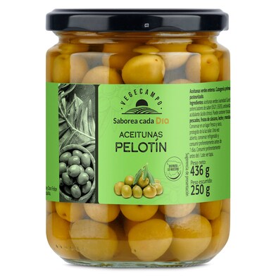 Aceitunas pelotin Vegecampo de Dia frasco 250 g-0