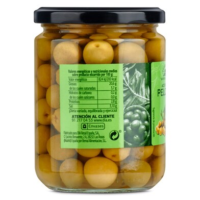 Aceitunas pelotin Vegecampo de Dia frasco 250 g-1 Aceitunas pelotin Vegecampo de Dia frasco 250 g-1