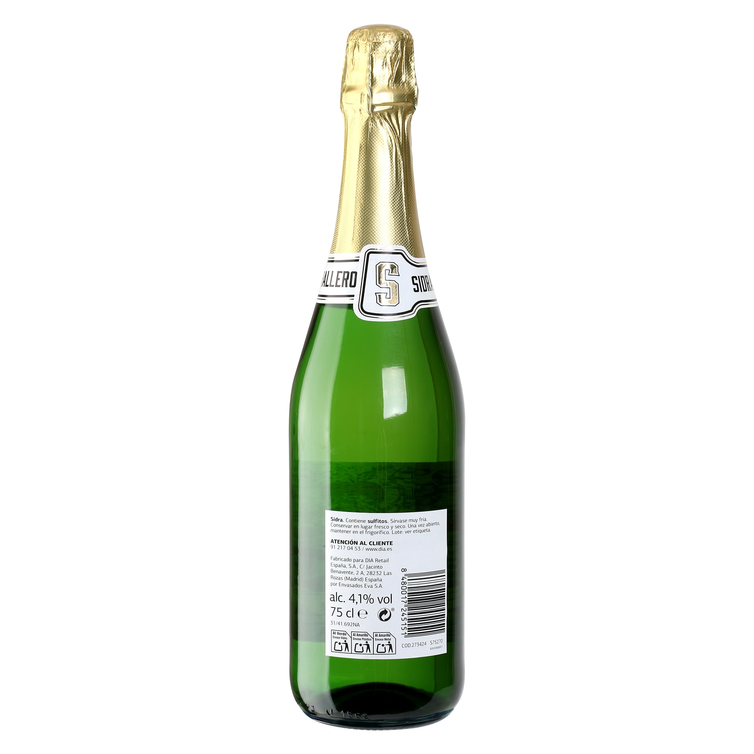 Sidra espumosa Sidrallero 75 cl