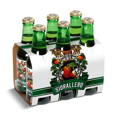 Sidra espumosa Sidrallero botella 6 x 250 ml-0 Sidra espumosa Sidrallero botella 6 x 250 ml-0