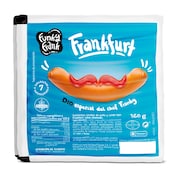 Salchichas cocidas frankfurt FUNKY FRANK pack 4 unidades BOLSA 640 GR