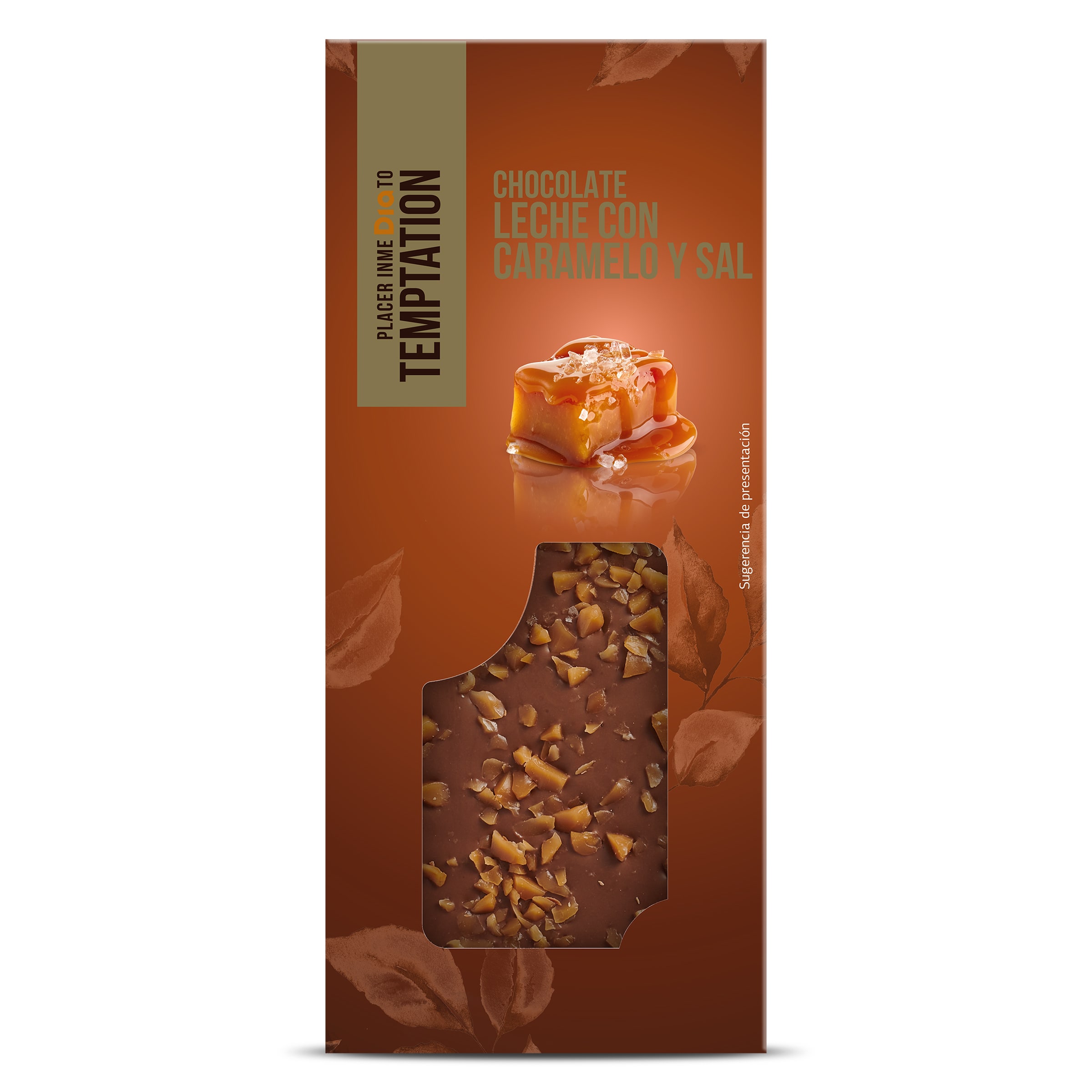 Chocolate con leche con caramelo y sal Temptation de Dia 100 g