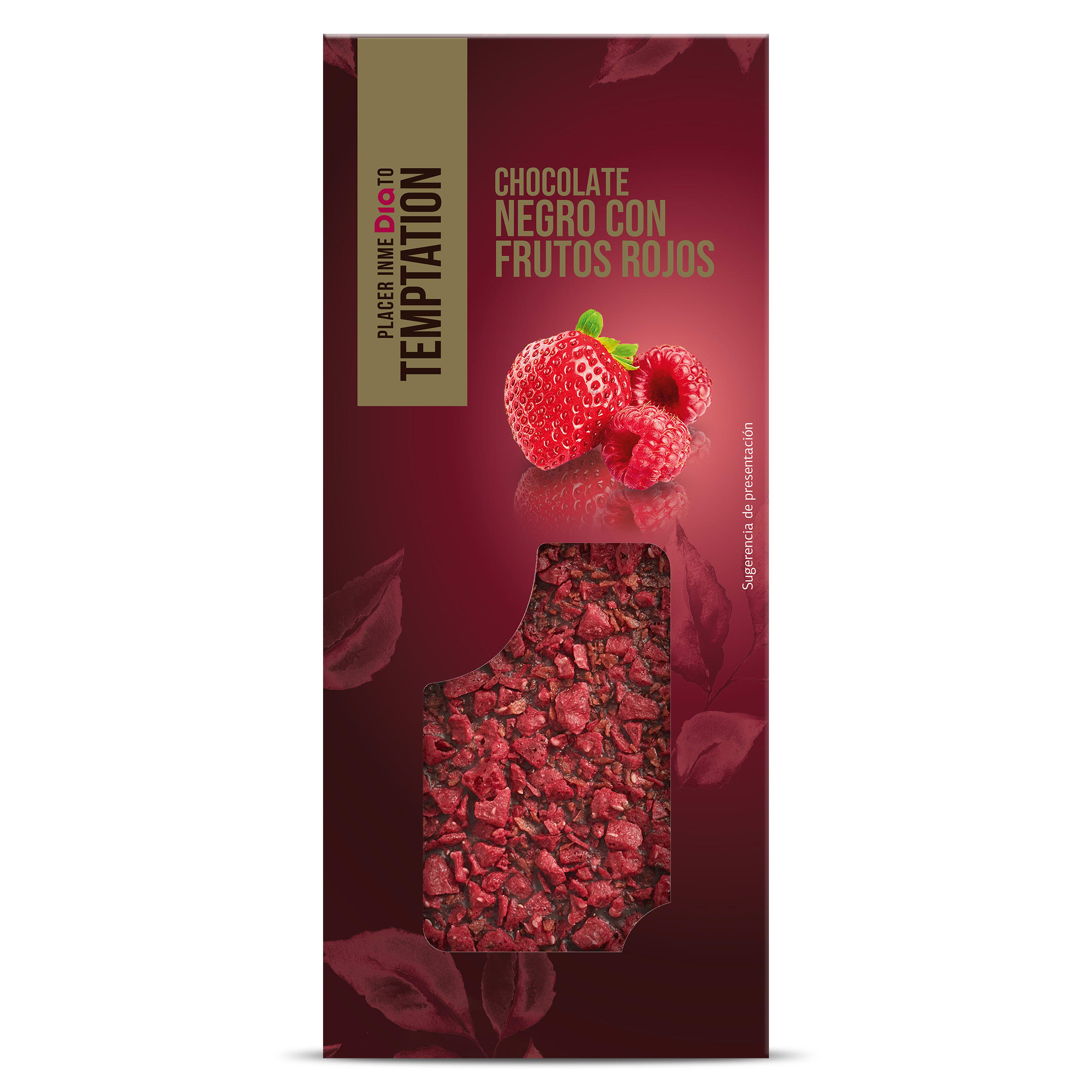 Chocolate negro con frutos rojos Temptation de Dia 100 g