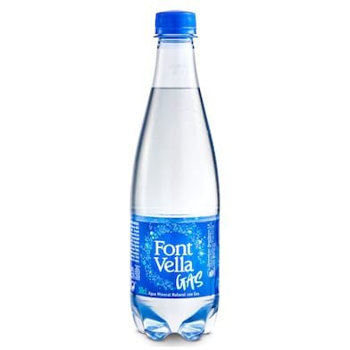Agua con gas Font Vella botella 50 cl-0