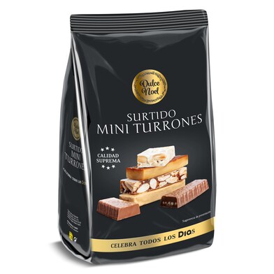 Surtido de mini turrones Dulce Noel Dia caja 290 g-0 Surtido de mini turrones Dulce Noel Dia caja 290 g-0