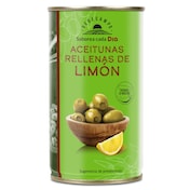 Aceitunas rellenas de limón Vegecampo de Dia lata 150 g
