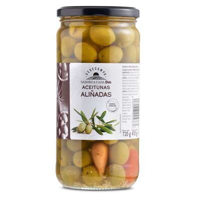 Aceitunas aliñadas Vegecampo de Dia frasco 410 g-0