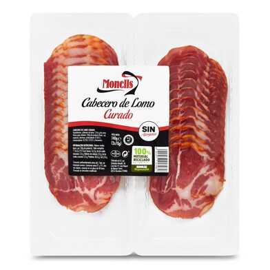 Cabecero de lomo Monells bandeja 2 x 70 g-0 Cabecero de lomo Monells bandeja 2 x 70 g-0