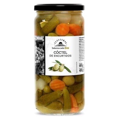 Cóctel de encurtidos Vegecampo de Dia frasco 400 g-0