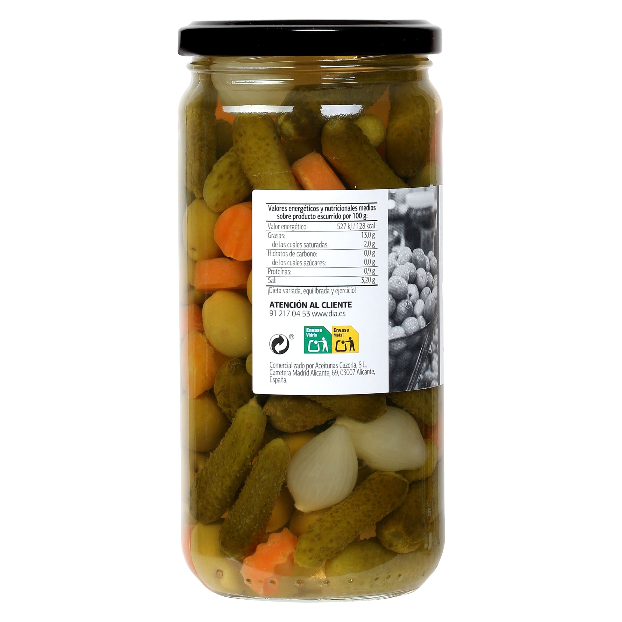 Cóctel de encurtidos Dia Vegecampo 400 g
