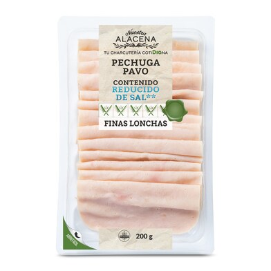 Pechuga de pavo bajo en sal Nuestra Alacena de Dia sobre 200 g-0 Pechuga de pavo bajo en sal Nuestra Alacena de Dia sobre 200 g-0