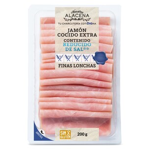 jamon cocido reducido en sal 200 g