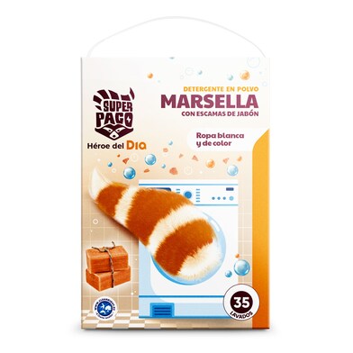 Detergente máquina polvo marsella SUPER PACO CAJA 35 LV-1 Detergente máquina polvo marsella SUPER PACO CAJA 35 LV-1