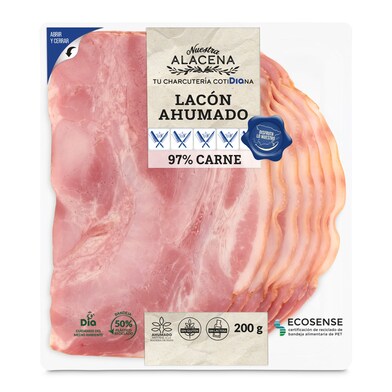 Lacón ahumado Nuestra Alacena de Dia sobre 200 g-0 Lacón ahumado Nuestra Alacena de Dia sobre 200 g-0