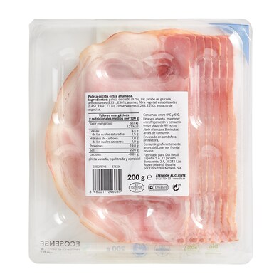 Lacón ahumado Nuestra Alacena sobre 200 g-1 Lacón ahumado Nuestra Alacena sobre 200 g-1