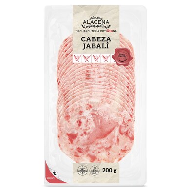 Cabeza de jabalí Nuestra Alacena de Dia sobre 200 g-0 Cabeza de jabalí Nuestra Alacena de Dia sobre 200 g-0