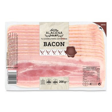 Bacon NUESTRA ALACENA SOBRE 200 GR-1 Bacon NUESTRA ALACENA SOBRE 200 GR-1
