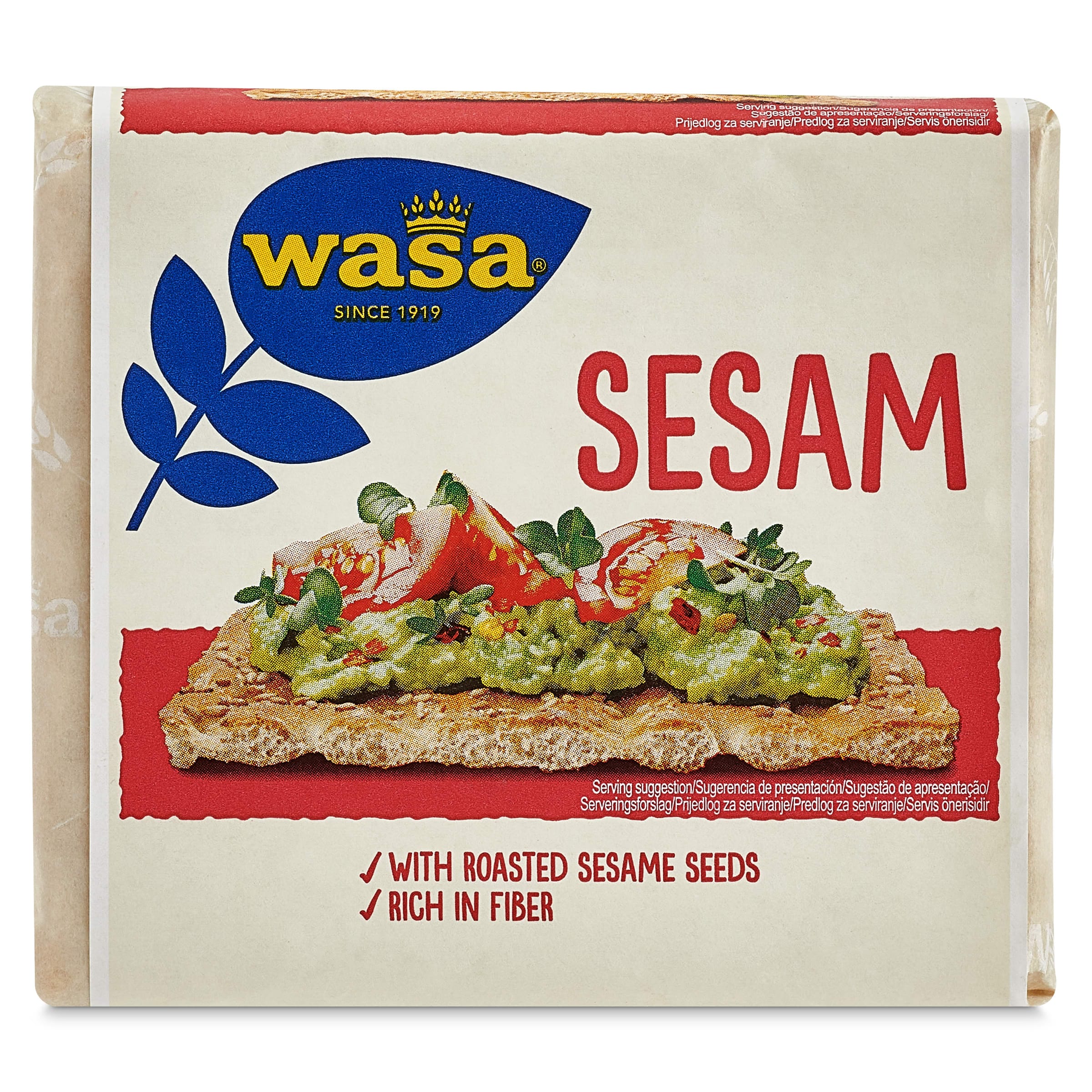 Pan tostado con sésamo Wasa 200 g