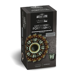 capsulas de cafe fortissimo 20 unidades