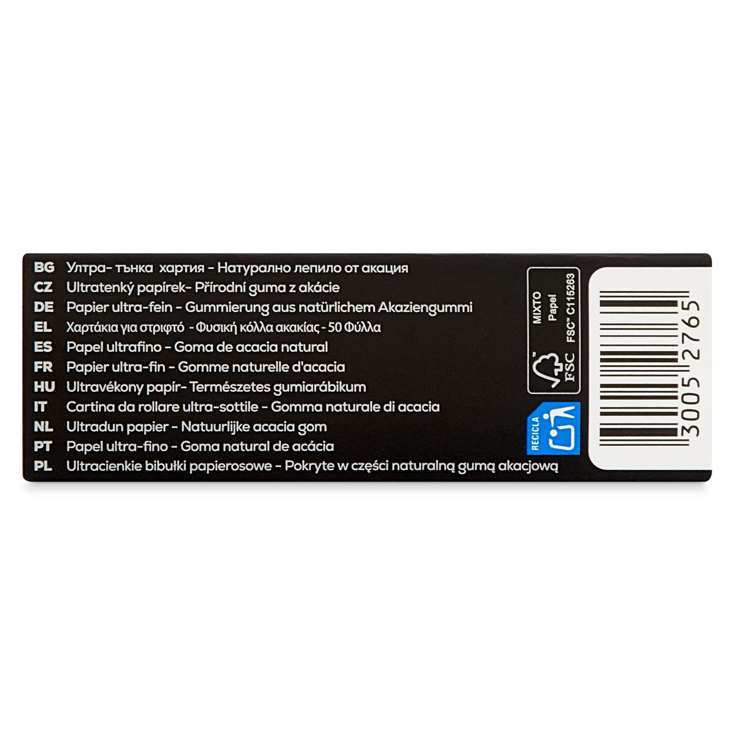 Papel de fumar Premium 50 unidades